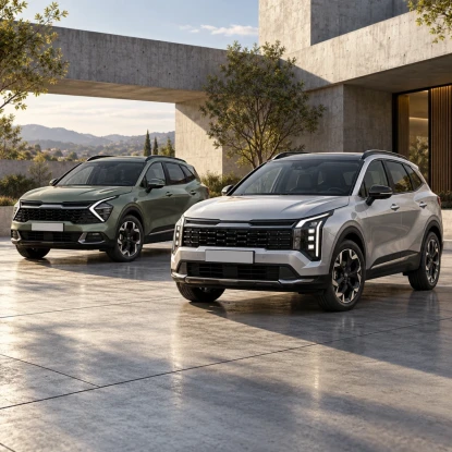 Kia Sportage NQ5 до и после обновления: доплата за другую коробку